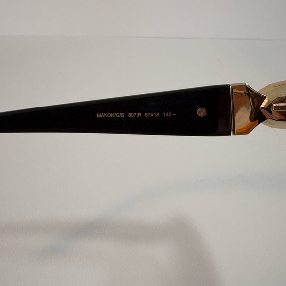 Jimmy Choo Manon Shiny Black Sunglasses Women’s - Picture 11 of 12